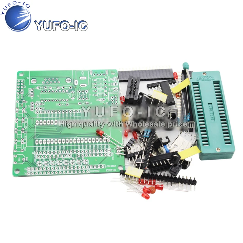

51 / AVR microcontroller development board plate DIY learning board suite suits bulk STC89C52