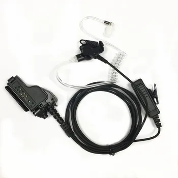 

Long PTT transparent catheter earphone FOR Motorola ht1000 ht2000 jt1000 Radio