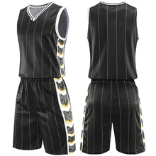 Новые мужские баскетбольные Трикотажные изделия, комплекты униформы, индивидуальные спортивные костюмы для взрослых, дышащие баскетбольные майки, рубашки, шорты