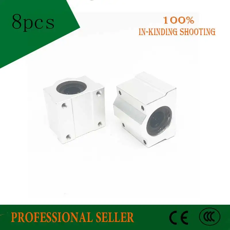 

8 pcs SC8UU SCS8UU 8mm Linear Ball-Bearing Block CNC Router