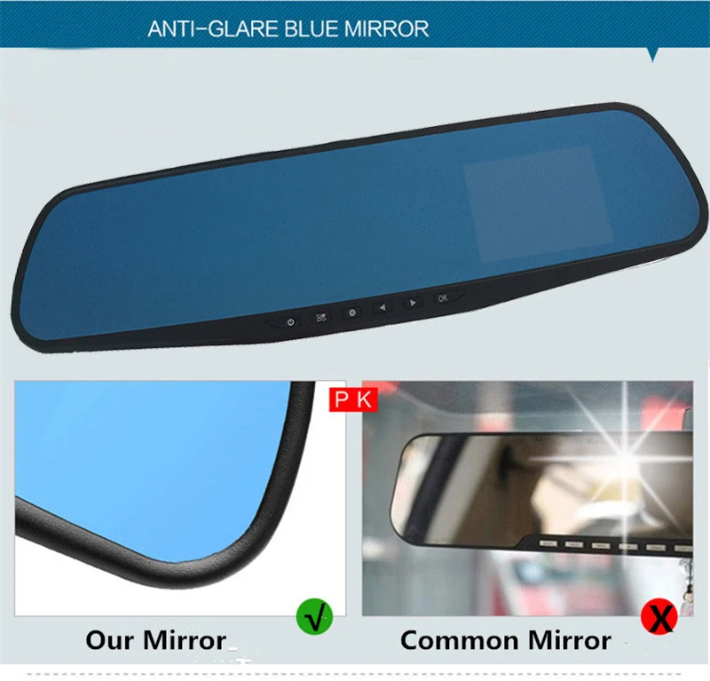 

New Car Styling 140 degree multi-function Car mirror Monitor and rearview mirror Car Accessories