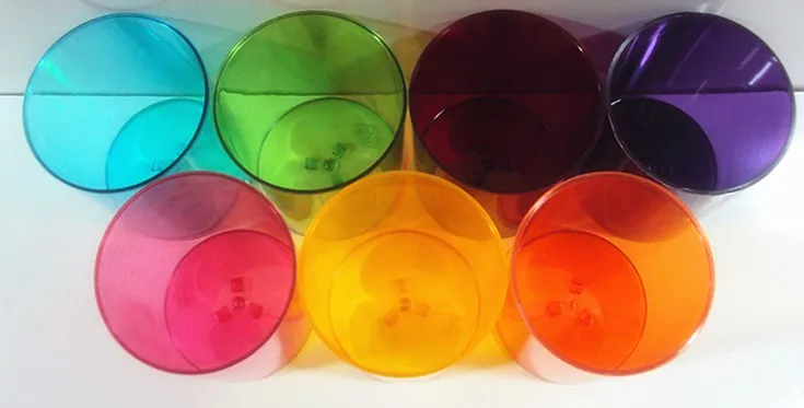 7 цветов пластиковый подсвечник, огнестойкие пластиковые чашки, сделай сам, цвет пламени, домашний декор, праздник, свадьба, tazas, пластик, o, сделай сам
