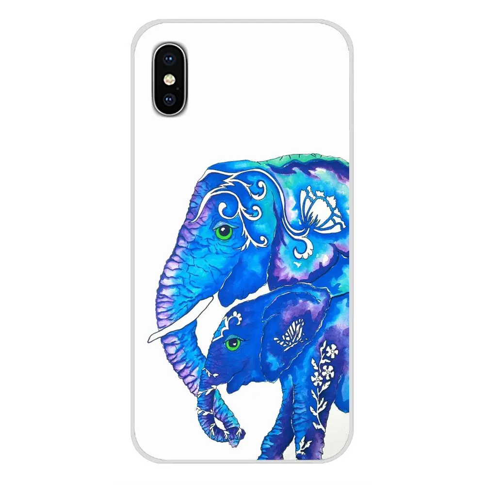 Аксессуары чехлы для телефонов Симпатичные Слоны Xiaomi Mi4 Mi5 Mi5S Mi6 Mi A1 A2 5X6X8 9 Lite SE Pro Max