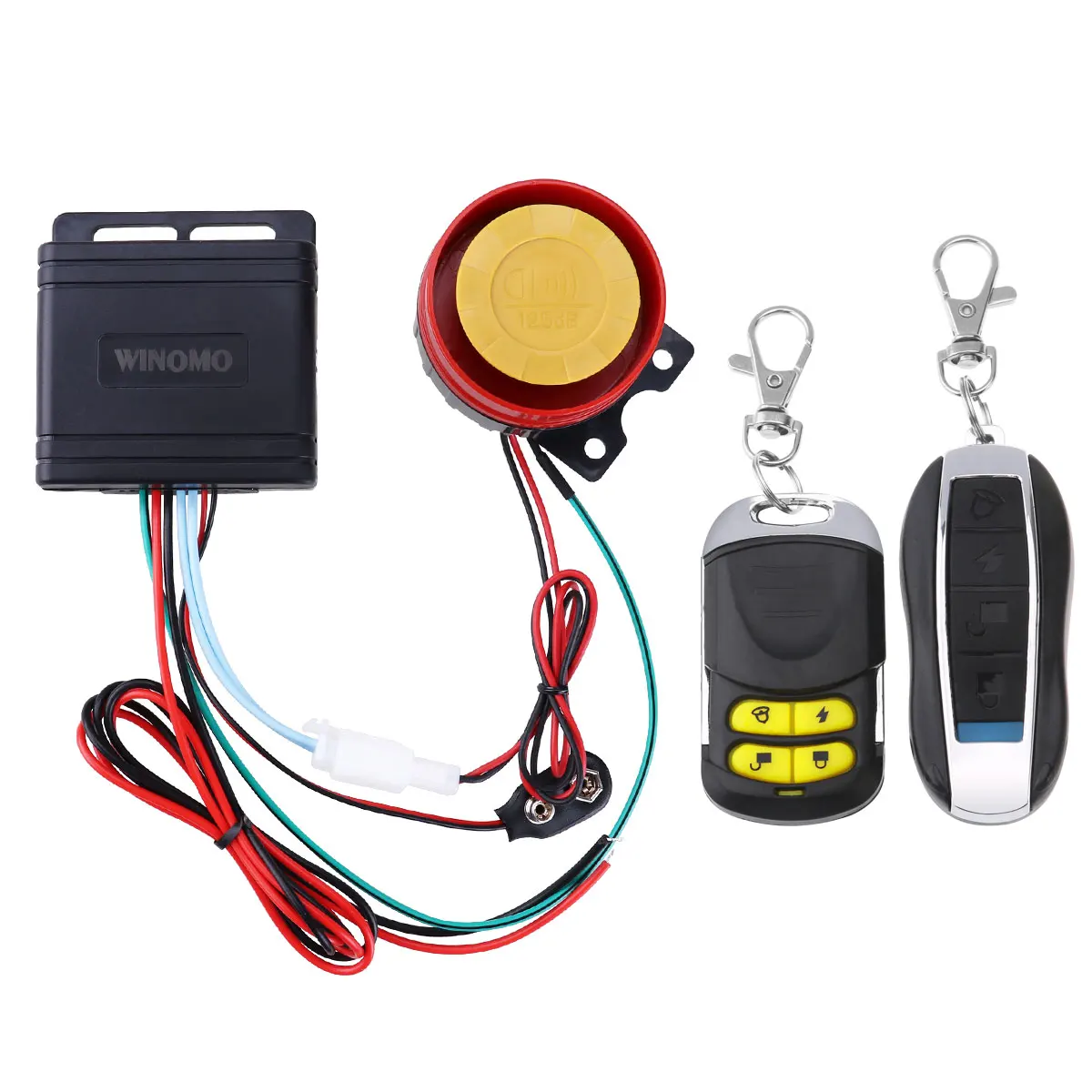 

12v Universal Motorcycle Motorbike Scooter Anti Theft Security Alarm System with Double Remote Control