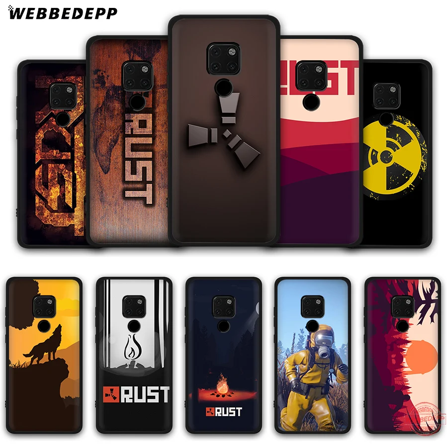 

WEBBEDEPP Rust game Soft Case for Huawei Mate 30 10 20 Pro Lite Nova 2i 3 3i 4 5i 2 Lite Cases