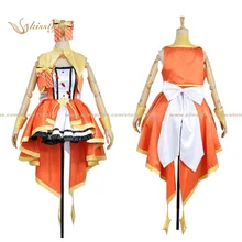Kisstyle moda las chicas idolmaster cenicienta mio honda final de baile uniforme cos ropa cosplay, modificado para requisitos particulares aceptado