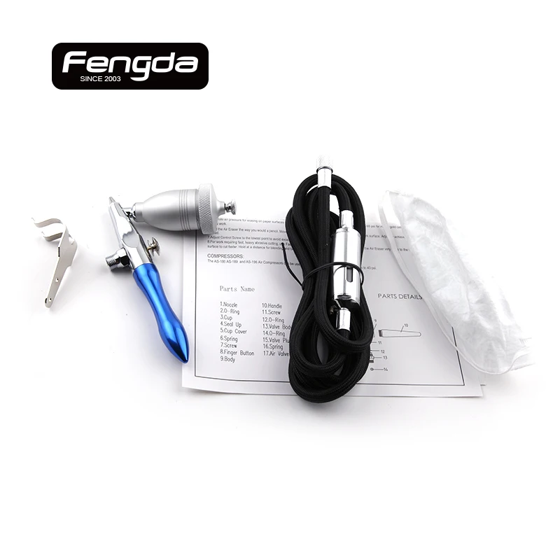 Fengda BD 178 Airbrush воздушный ластик пистолет для пескоструйной обработки
