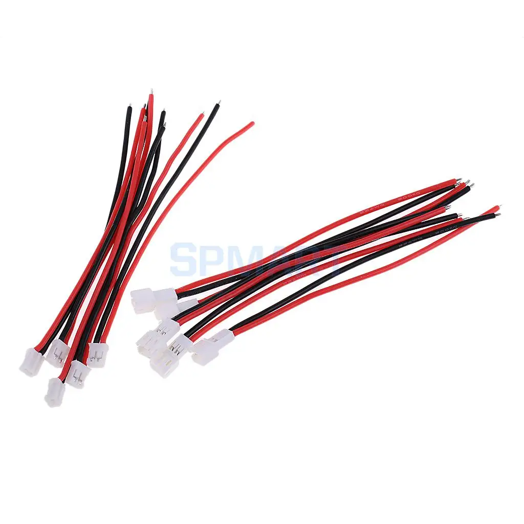 10Pcs/Set RC Upgrade Parts 55mm JST-PH 2.0 Connector Wire Cable Line Battery Charging Adapter