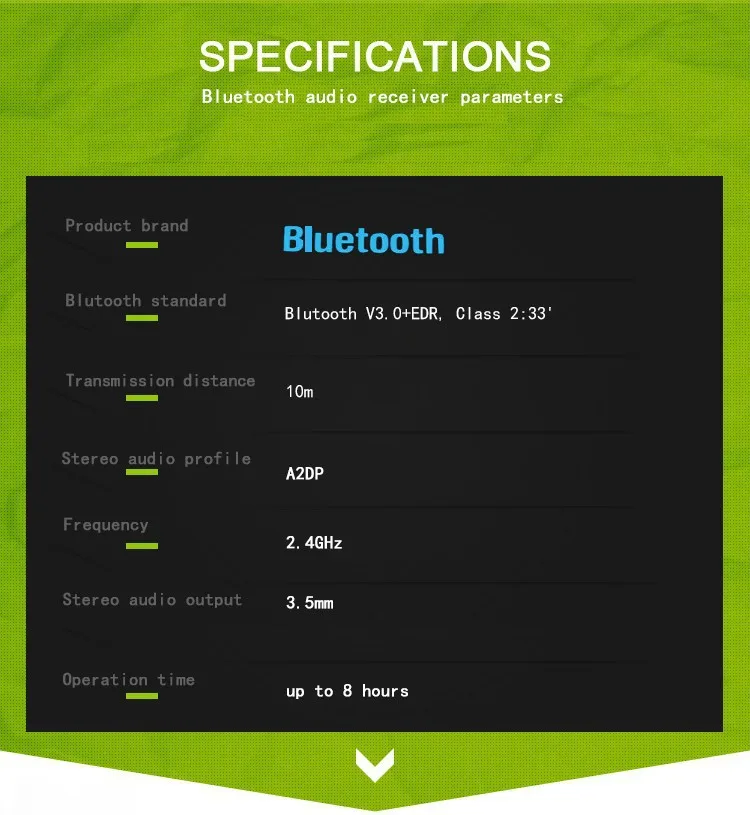 200 шт./лот Универсальный 3,5 мм беспроводной Bluetooth AUX аудио музыкальный приемник адаптер громкой связи с микрофоном для телефона Высокое качество