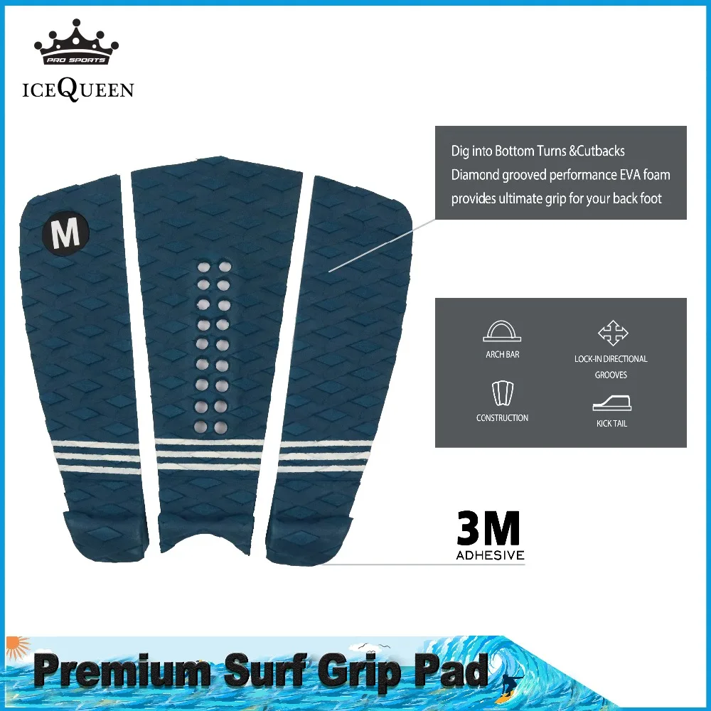 2Pcs Pack Бесплатная доставка Pro для серфинга тяги Pad 1 год гарантии Палуба сцепление