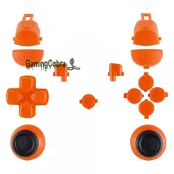 Кнопка R1 L1 R2 L2 Ремонтный комплект для PS4 Pro тонкий контроллер однотонный оранжевый CUH-ZCT2 JDM-040 JDM-050 JDM-055
