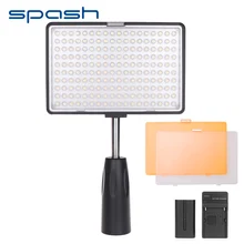 Spash tl-180s Профессиональный светодиодный свет с регулируемой яркостью 3200 К-5600 К 180 светодиоды ручной фотографии Освещение LED студийный свет лампы