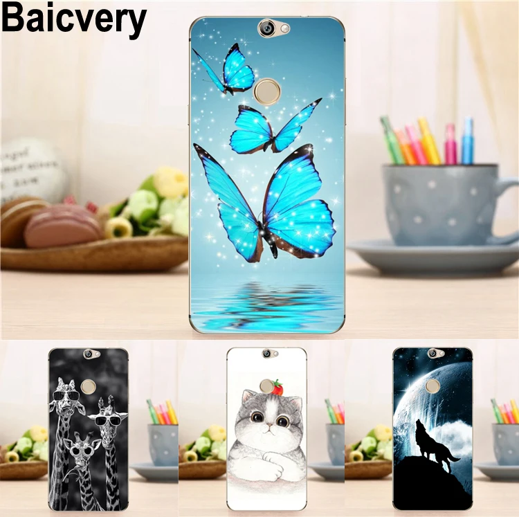 

New Soft Silicon Cartoon Case For Coolpad Max A8 Flower Tower Pattern Anti Skid Back Cover for Coolpad A8 A8-930 max