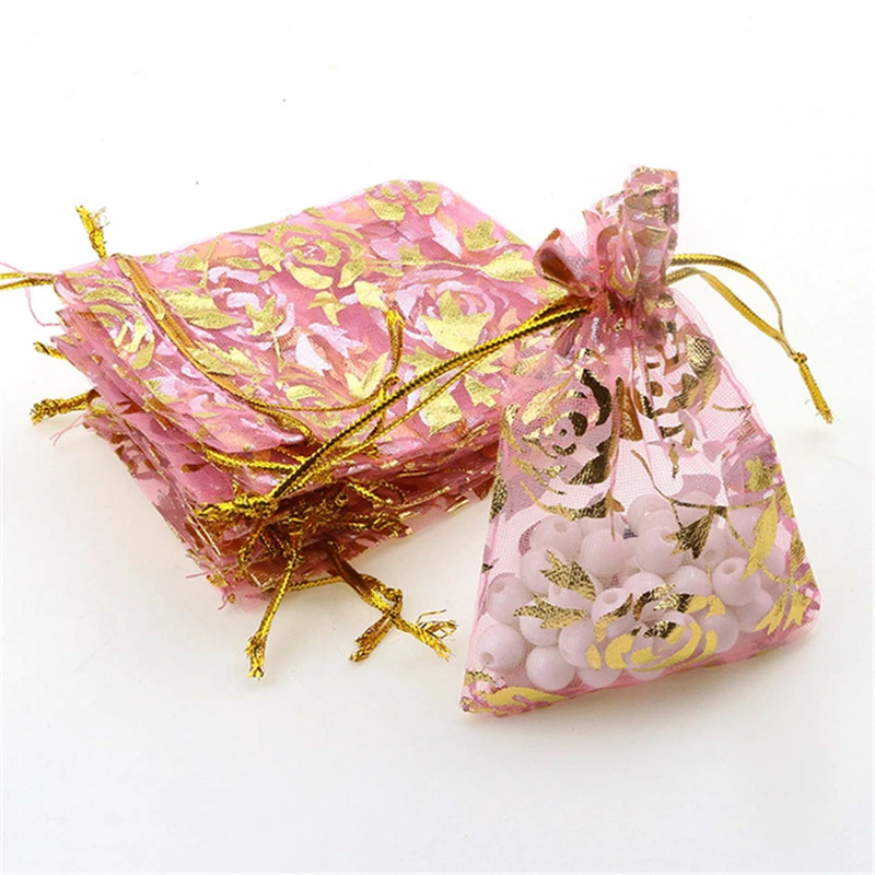 100pc-lot-7X9cm-Pink-Gold-Rose-Color-Bronzing-Drawable-Organza-Wedding-Gift-Bags-Pouches.jpg_640x640