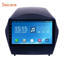 Seicane 9″Android 6.0 HD Touchscreen GPS Navigation Radio Multimedia Player For 2009 2010-2013 2014 2015 Hyundai IX35 with SWC