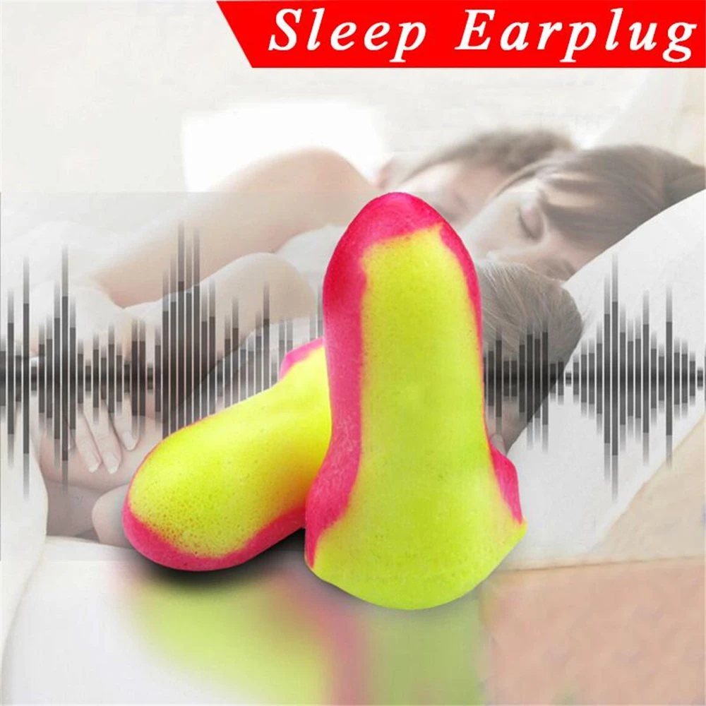

1 Pairs Earplugs Soft Foam Plugs Defenders Ear Protectors Snore Travel Sleep Noise Prevention Sleeping Tools
