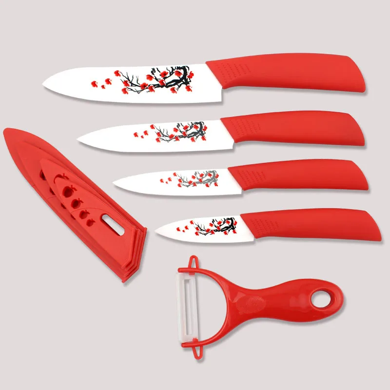 Free Shipping Brand High sharp quality Ceramic Knife Set tools 3 4 5 6