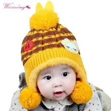 WEIXINBUY Baby Winter Hat Cute Warm Infant Beanie Cap For Children Boys Girls Animal Cat Ear Fashion Kids Crochet Knitted Hat WEIXINBUY Baby Winter Hat Cute Warm Infant Beanie Cap For Children Boys Girls Animal Cat Ear Fashion Kids Crochet Knitted Hat