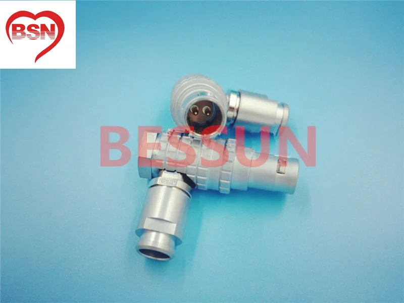 

Medical connector plug 2 pin,Lemo 0B 2pin connector plug , FHG.0B.302.CLAD,