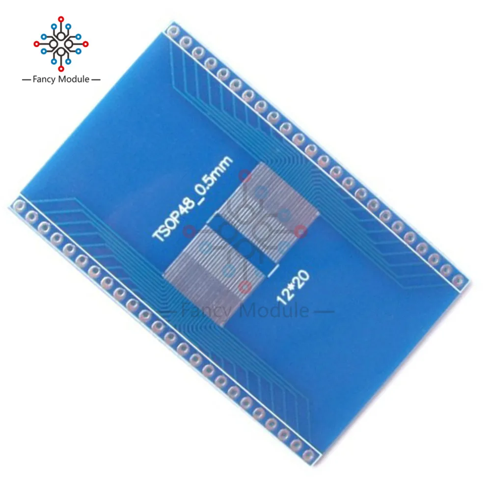

TSOP48 to DIP48 0.5mm Pitch Interposer Board PCB Board Adapter Plate Best Quality
