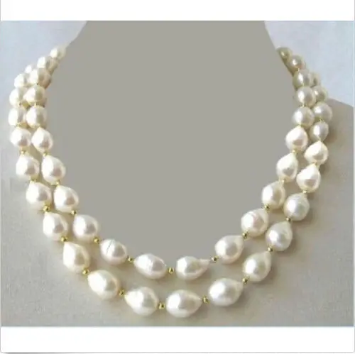 

FREE SHIPPING FINE079 SOUTH SEA GENUINE NOBLEST 35''11-14MM WHITE PEARL NECKLACE 28% Discount HOT HOT sell