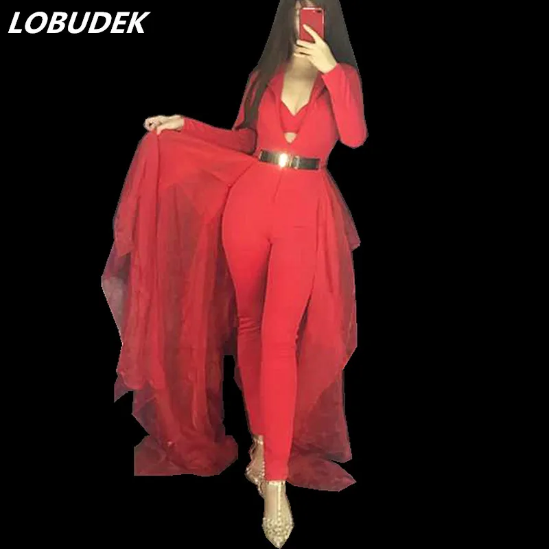 Valentine's Day Party Women Outfit Modern Dance Singer Star Concert