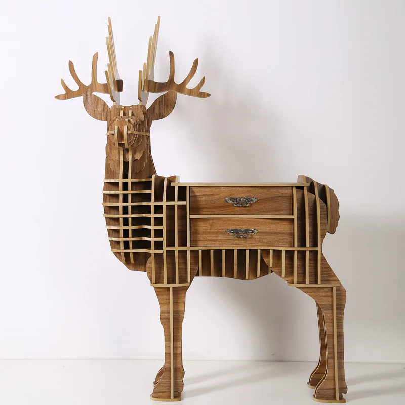 High-end 9mm Deer Drawer Desk Wood Deer Table Furniture Brand New TM002M High-end 9mm Deer Drawer Desk Wood Deer Table Furniture Brand New TM002M