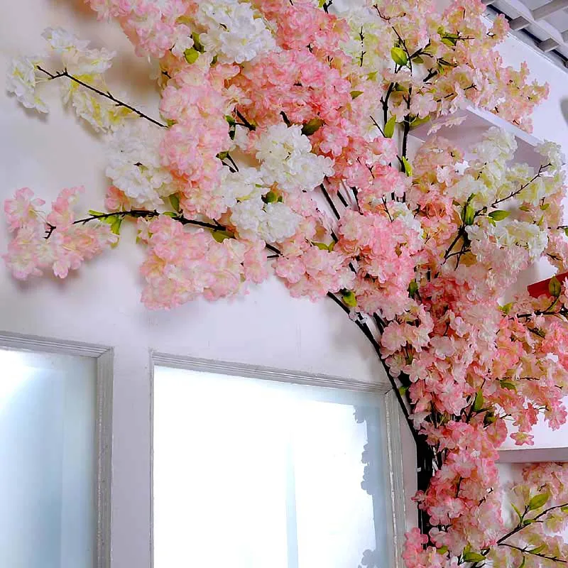 

Hight Quality Silk Flower Peony Artificial Flowers Garland Door Perfect Artificial Garland For Wedding Decoration Home Party