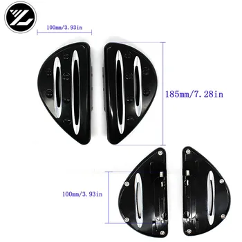 

Motorcycle telescopic pedal decoration CNC high quality pedal board for Harley Davidson Deluxe Fat Boy Electra Glide Cross Bones
