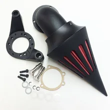 Aftermarket free shipping motorcycle Spike Air Cleaner intake filter kit for Harley Davidson CV Carburetor Delphi V-Twin BLACK