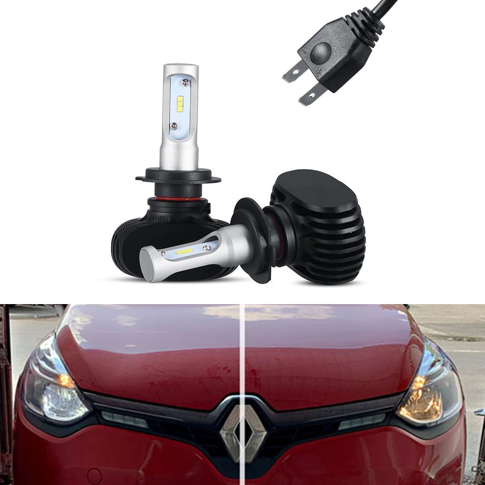 2x Canbus 6000k White 8000lm H7 Led Light Led Tip Headlight For Renault Clio  Iv Bh/kh (2012-2019) - Car Headlight Bulbs(led) - AliExpress