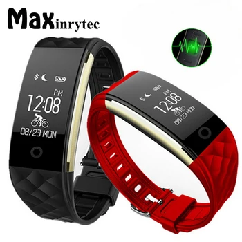 

Maxinrytec Smart Wristband S2 Heart Rate Monitor Smartband Fitness Tracker Fashion Sport fit bit flex Watch Bluetooth 4.0