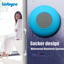 LERBYEE Bluetooth font b Speaker b font Mini Wireless Shower font b Speakers b font Waterproof