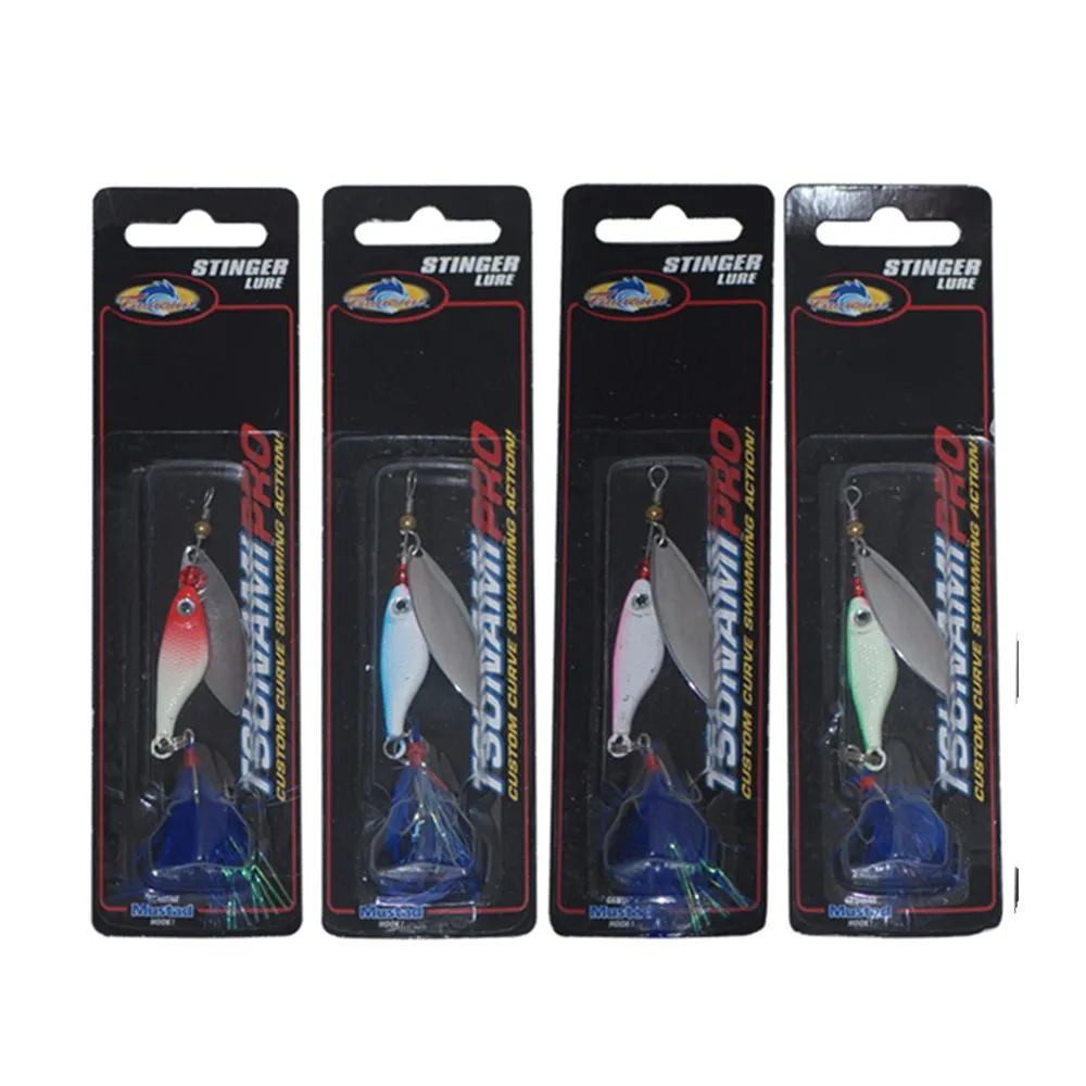 Spinnerbait 10 г/8.5 см/4 шт./лот Металл Spinner привести Рыбалка приманки Пернатый ВЧ Крюк leurre Пече Para PESCA Бесплатная доставка