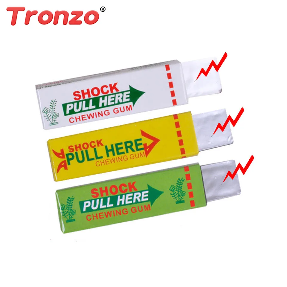 Tronzo 1 шт. игрушки с электрическим током имитация жевательной резинки Шокеры