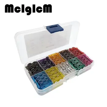 

100pcs Car fuse Box Standard Medium Fuse Blade Fuse Box, Auto Fuse Car 2A 3A 5A 7.5A 10A 15A 20A 25A 30A 35A