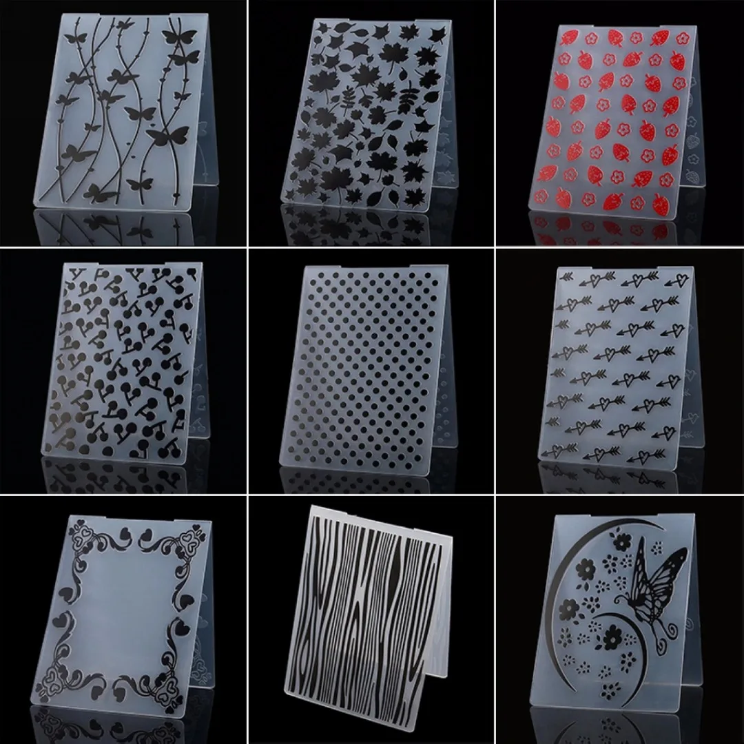 1pc Scrapbooking Dekor Stencil Embossing Folder Template Paper Album Making Tool New