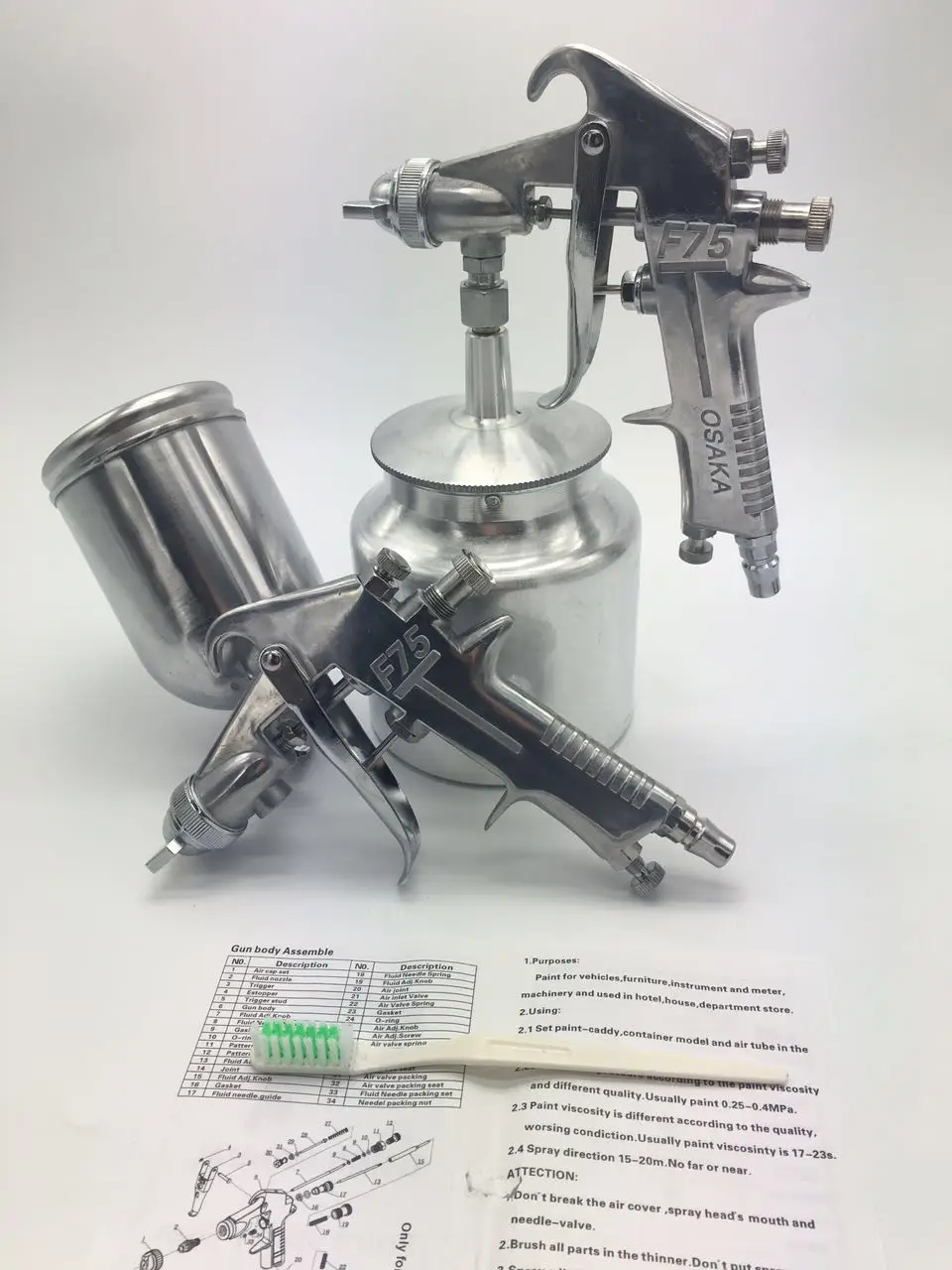 Spray Gun High atomization W 75 High end furniture Pneumatic paint