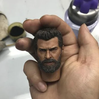 

1/6 Scale Old Logan Boy Man Male Head Sculpt Caving Model with or Without Neck Headplay for 12" Action Figure Body Toy