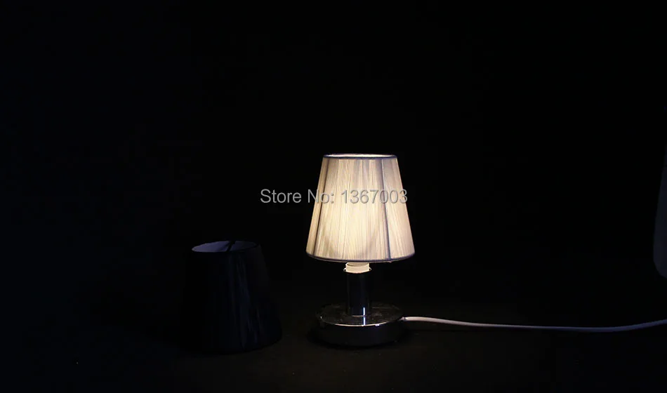 white clip on lamp shade