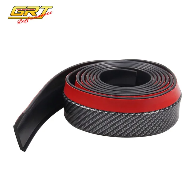 Buy New Black Soft Carbon fiber Rubber Car bumper