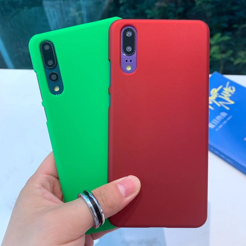 Чехлы для Huawei P30 P20 P40 Y5P Y6P Y7P Honor 10 10i 20 20s 9A 9S 9C Lite Pro 8X цветной матовый жесткий