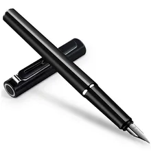 DELI EF перо перьевая ручка 0,38 мм для студентов и взрослых, чернильная ручка для каллиграфии, Офисная и деловая авторучка, канцелярские принадлежности, подарочная коробка