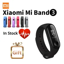 Xiaomi браслет xiaomi mi band 3 фитнес-трекер монитор сердечного ритма умный Браслет 0,78 ''OLED тачпад Bluetooth Android подарок