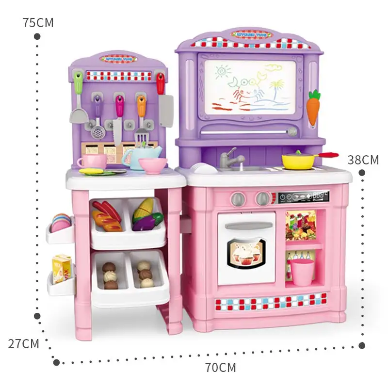 70 шт. детские пластиковые игрушки для кухни|children kitchen|toy cakechildren kitchen toys |