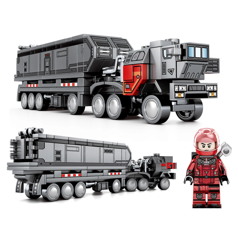 Развивающие строительные блоки игрушки техника наборы Sembo фигурка танк Figther Trucks