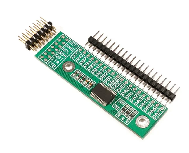 

MCP23017 I2C Interface 16bit I/O Extension Module Pin Board IIC to GIPO Converter 25mA1 Drive Power Supply for