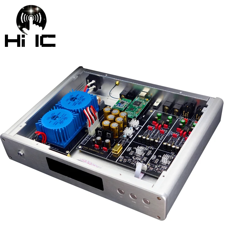 HiFi аудио Двухъядерный 2 * ES9038PRO DAC декодер TCXO XLR RCA выход|Усилители мощности| |