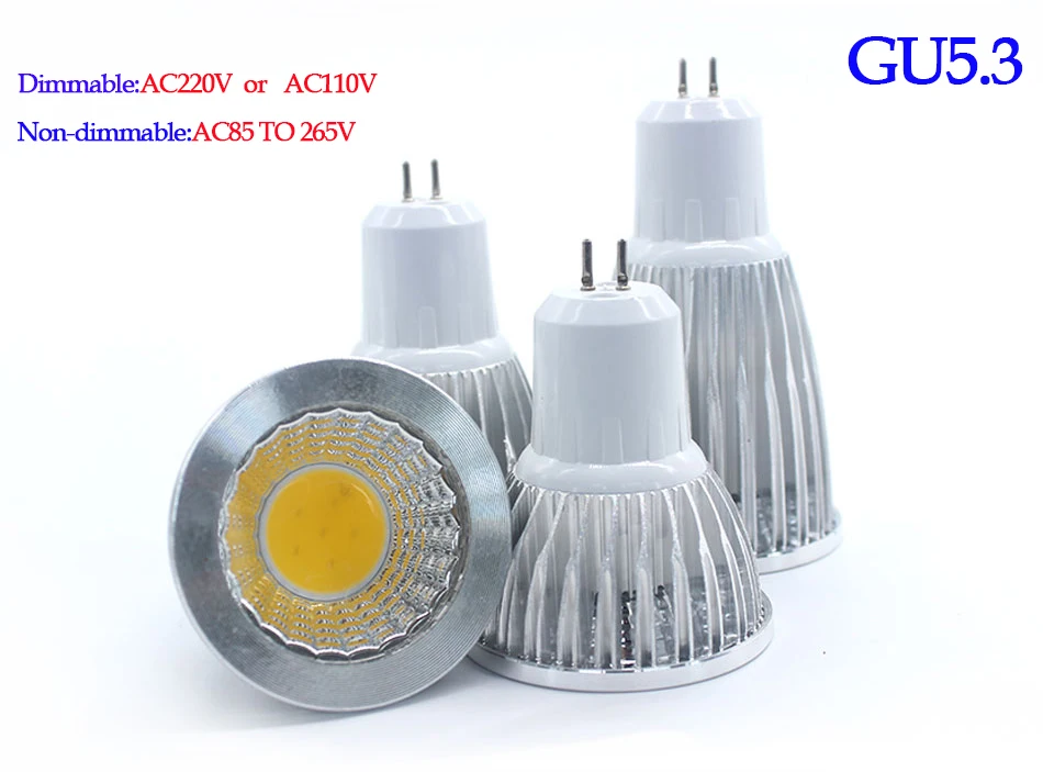GU10 COB светодиодный 110 V 220 V 230 V Светодиодный прожектор лампы E27 E14 GU5.3 светодиодный лампа 9 Вт, 12 Вт, 15 Вт, светодиодные прожекторы светодиодная лампада MR16 DC12V пятно света
