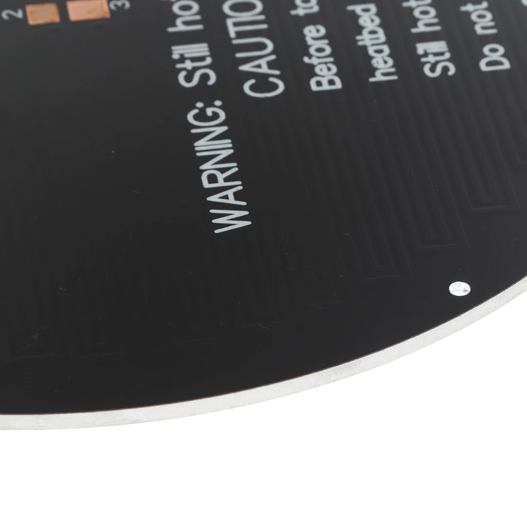 Round Aluminum Heat bed 3D Printer Heatbed Hot Plate 3mm for Delta Rostock